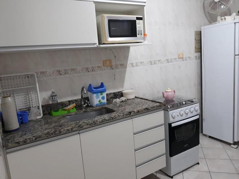 Apto Aconchegante A Uma Quadra Da Praia - Aviacao, Praia Grande - Sp Прая-Гранді Екстер'єр фото